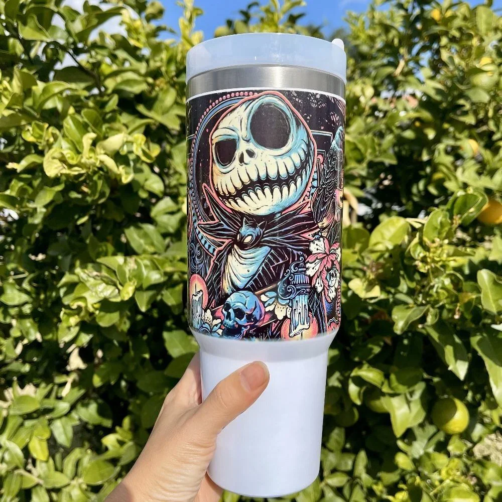 Custom made Disney Nightmare before Christmas Tumbler Brand New 40 oz double wal